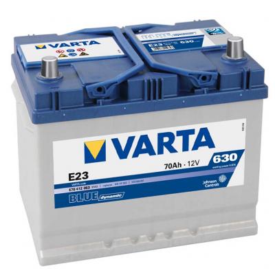 Varta Blue Dynamic E23 5704120633132 akkumulátor, 12V 70Ah 630A J+, japán